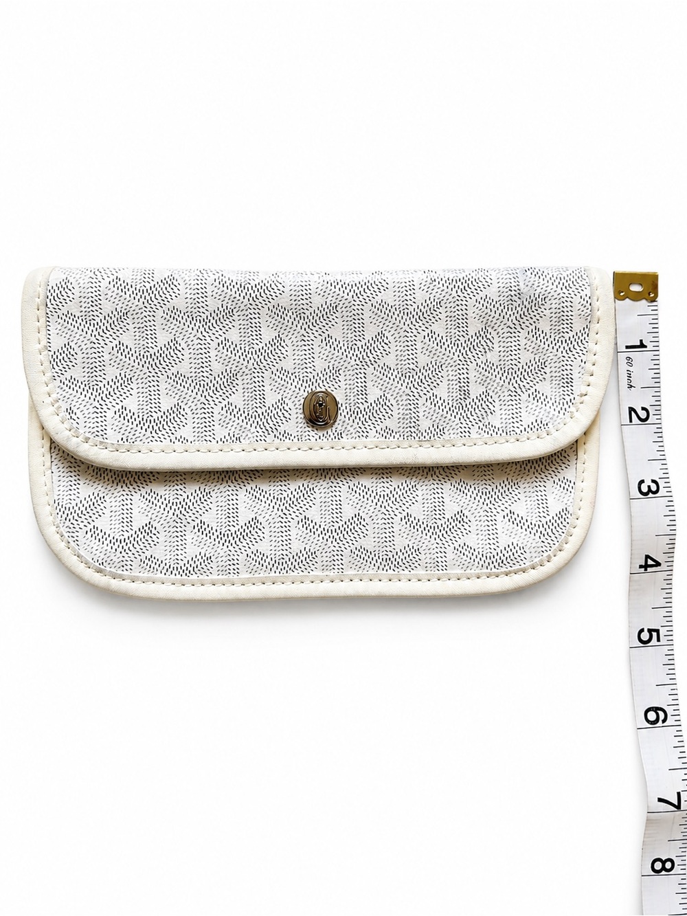 Goyard - Saint-Pierre Card Wallet/Pouch in white - Picture 9 of 9